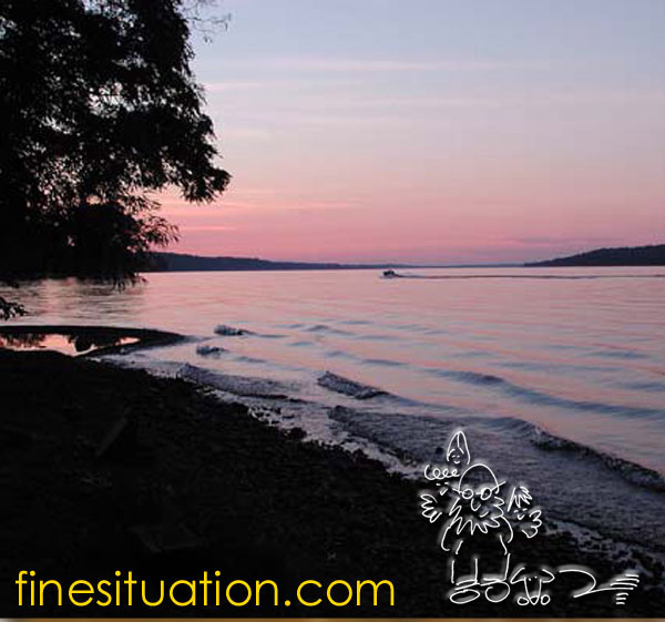 Finesituation - Willow Point at sunset